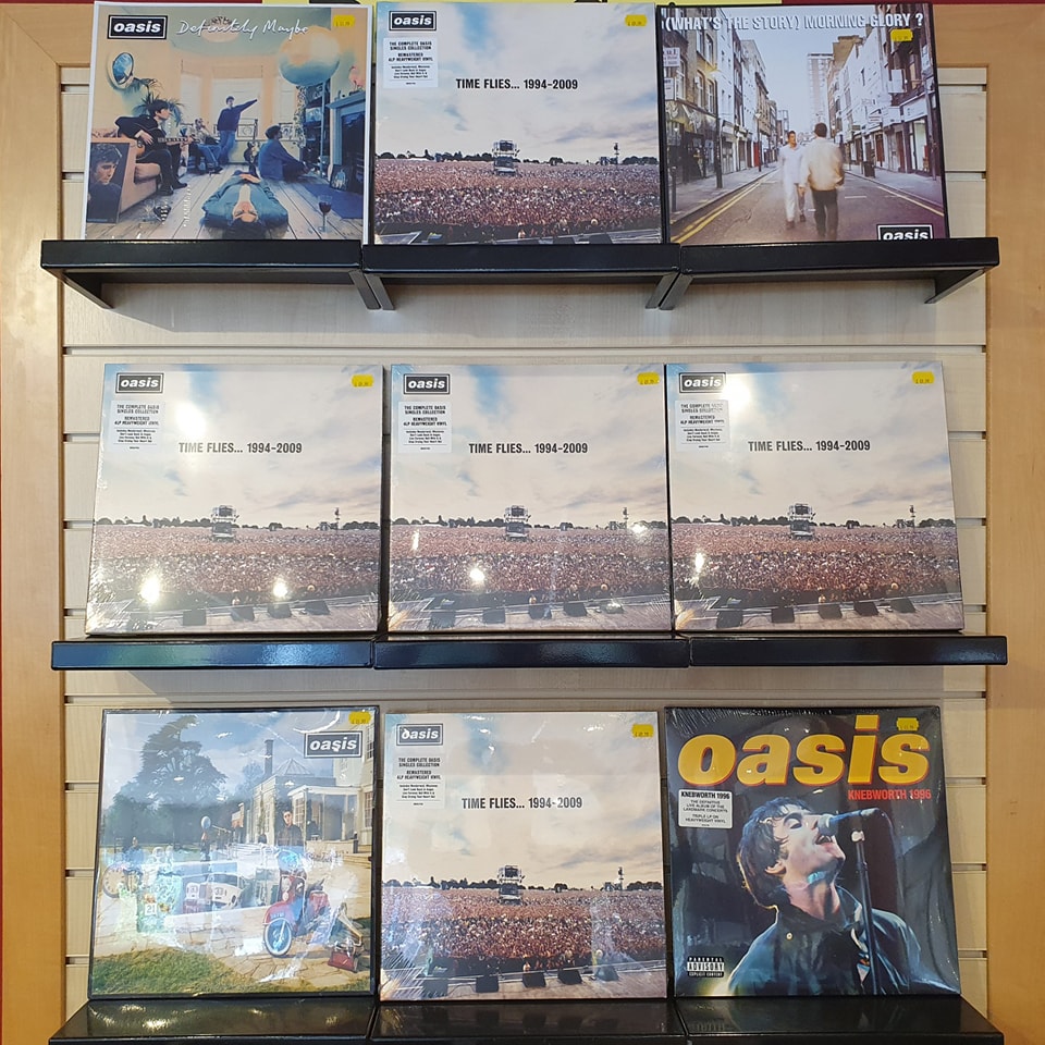 Empire Records StA (@empirestalbans) on Twitter photo This Friday sees the release of <a href="/oasis/">Oasis</a> - Time Flies... (1994 - 2009) singles collection on black vinyl. These 4LP sets would make an ideal gift for any #Oasis loving father, or just a great addition to your own record collection, you can pre-order now at empirestalbans.com/product-page/o… This Friday sees the release of <a href="/oasis/">Oasis</a> - Time Flies... (1994 - 2009) singles collection on black vinyl. These 4LP sets would make an ideal gift for any #Oasis loving father, or just a great addition to your own record collection, you can pre-order now at empirestalbans.com/product-page/o…
