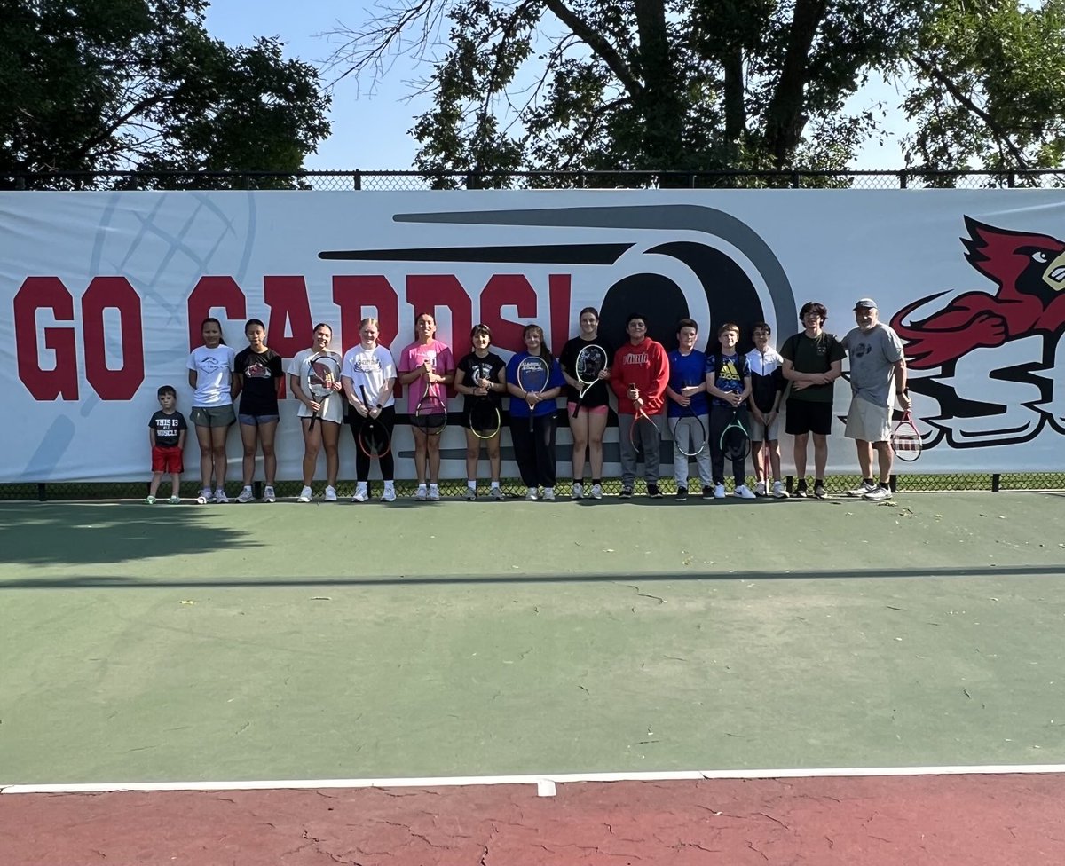 Another beautiful morning for tennis. Thanks for putting in the extra work!! 🎾 ⁦<a href="/TennisSSC/">TennisSSC</a>⁩