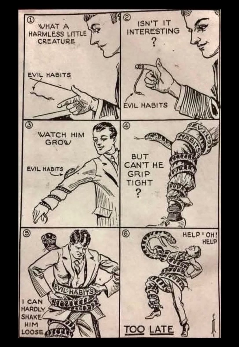 Wisdom220401's tweet image. Kejahatan bermula dari dosa "kecil"... ✍️