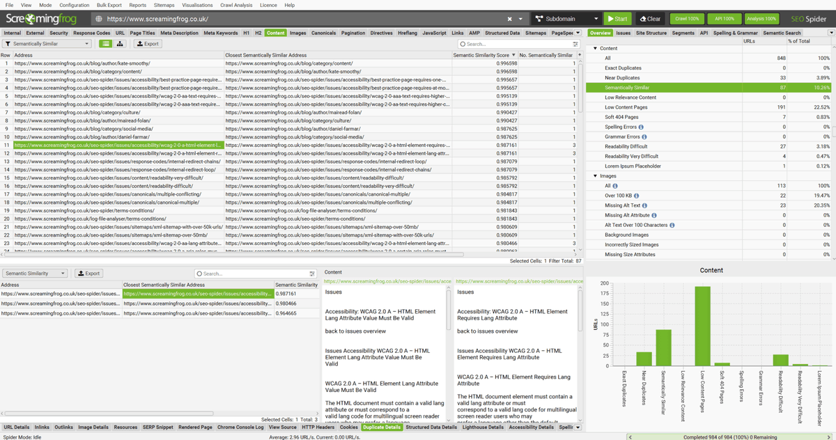 Aleyda Solis 🕊️ (@aleyda) on Twitter photo .<a href="/screamingfrog/">Screaming Frog</a> has just released version 22, integrating a wave of semantic related features using vector embeddings via API integration with LLMs, facilitating Semantic Similarity Analysis, identifying low relevance content, facilitating the visualization of semantic content .<a href="/screamingfrog/">Screaming Frog</a> has just released version 22, integrating a wave of semantic related features using vector embeddings via API integration with LLMs, facilitating Semantic Similarity Analysis, identifying low relevance content, facilitating the visualization of semantic content