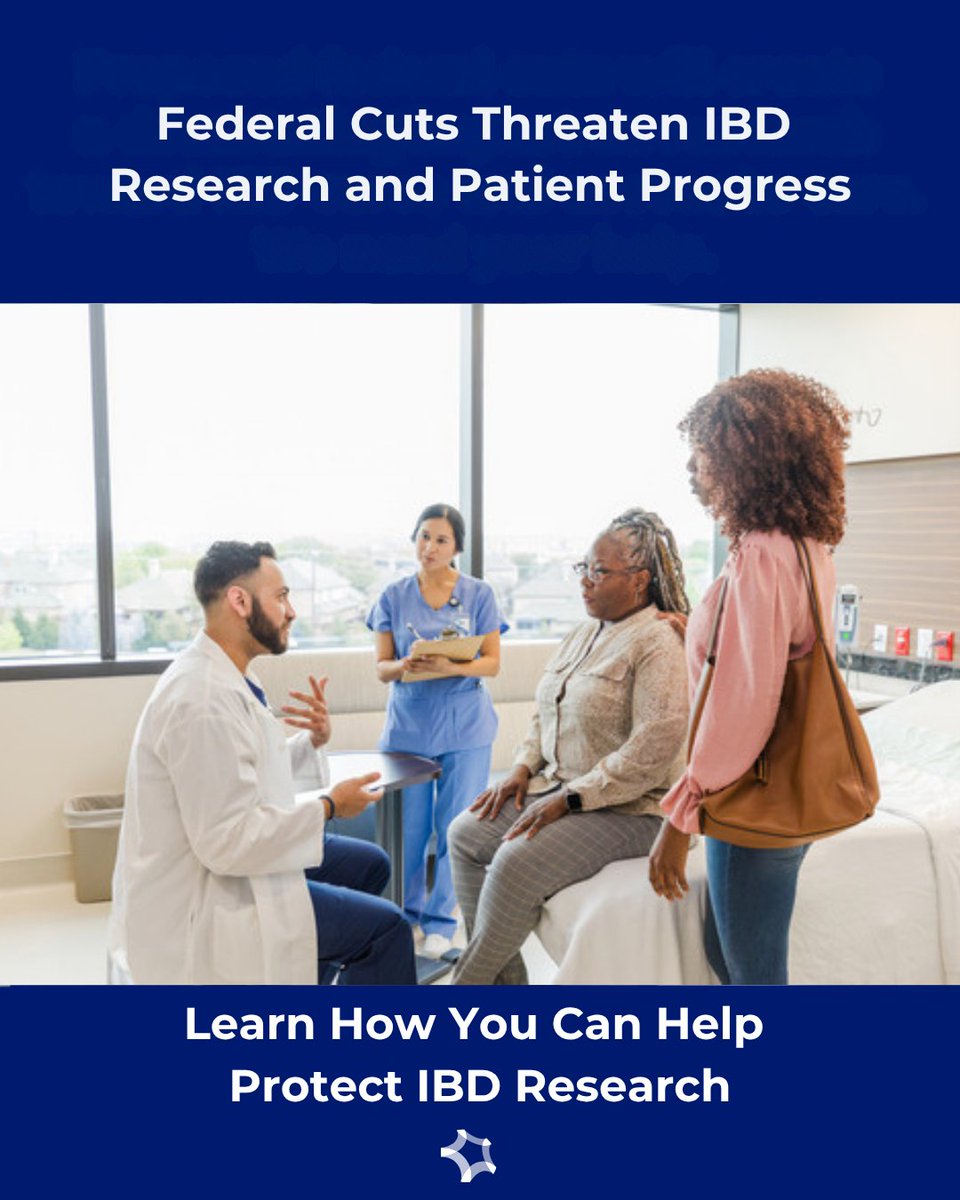 Federal funding cuts threaten critical IBD research and patient progress. The  Foundation has created a dedicated page to keep you informed about these urgent issues. Stay updated and learn how you can help by visiting bit.ly/3TbSWBj
