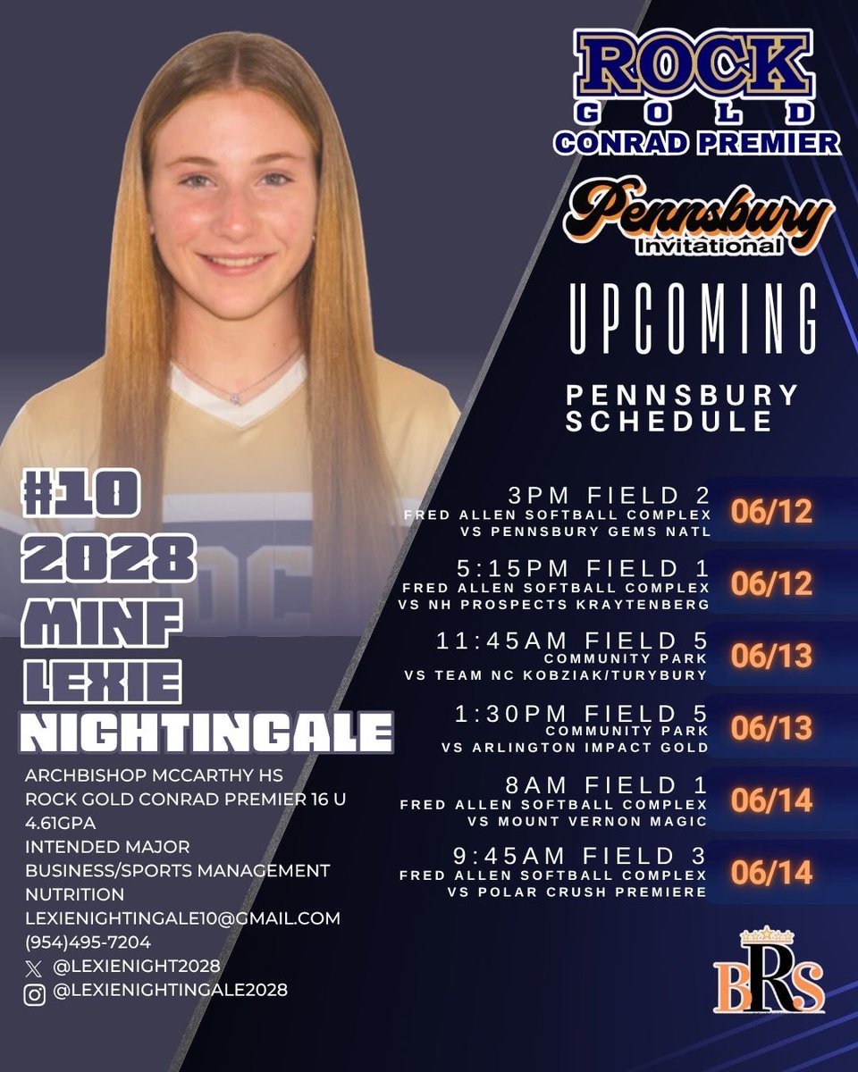 Broward Recruiting Service (@browardrecruit) on Twitter photo <a href="/FordhamSoftball/">Fordham Softball</a> <a href="/TopGunEvents/">Top Gun Events</a> 2027 P <a href="/IzzyBruzgis/">Izzy Bruzgis 2027</a> and 2028 MINF <a href="/LexieNight2028/">Lexie Nightingale</a> would love to see Coach Kenzie of <a href="/FordhamSoftball/">Fordham Softball</a> at Pennsbury this weekend. Both will also be at Pennsbury camp as well
Wrote detailed informational emails on both this morning. Would love for you to come and take a look. <a href="/FordhamSoftball/">Fordham Softball</a> <a href="/TopGunEvents/">Top Gun Events</a> 2027 P <a href="/IzzyBruzgis/">Izzy Bruzgis 2027</a> and 2028 MINF <a href="/LexieNight2028/">Lexie Nightingale</a> would love to see Coach Kenzie of <a href="/FordhamSoftball/">Fordham Softball</a> at Pennsbury this weekend. Both will also be at Pennsbury camp as well
Wrote detailed informational emails on both this morning. Would love for you to come and take a look.