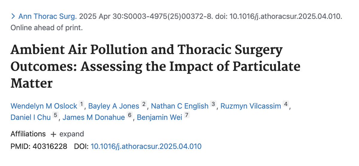 As academic development time comes to a close, excited to share access to our article that just got published in <a href="/annalsthorsurg/">The Annals of Thoracic Surgery</a> 

authors.elsevier.com/c/1lE0yovKl4NG