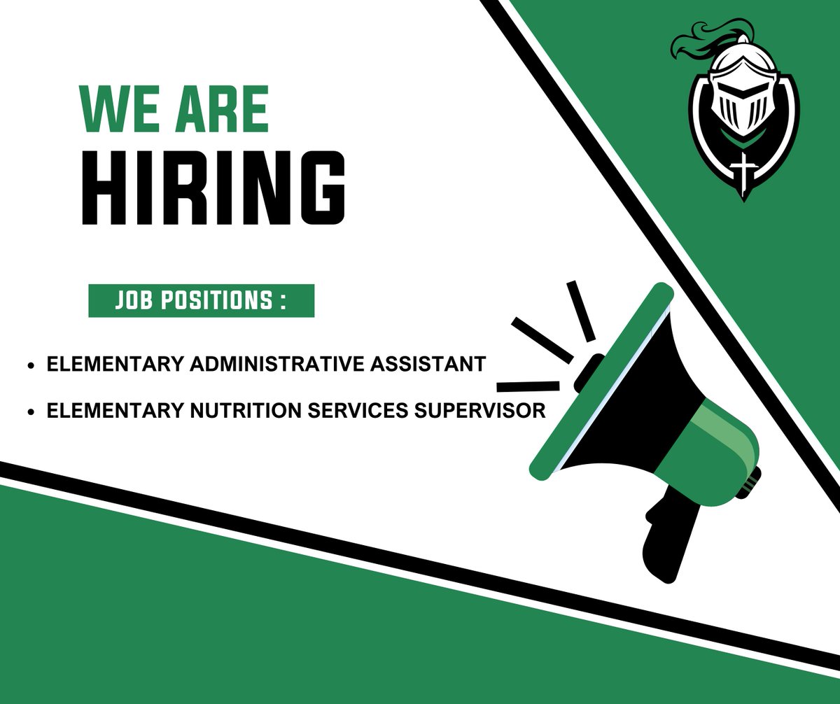 We are hiring for the following positions! 

Check them out here:
berganknights.org/about/careers.…