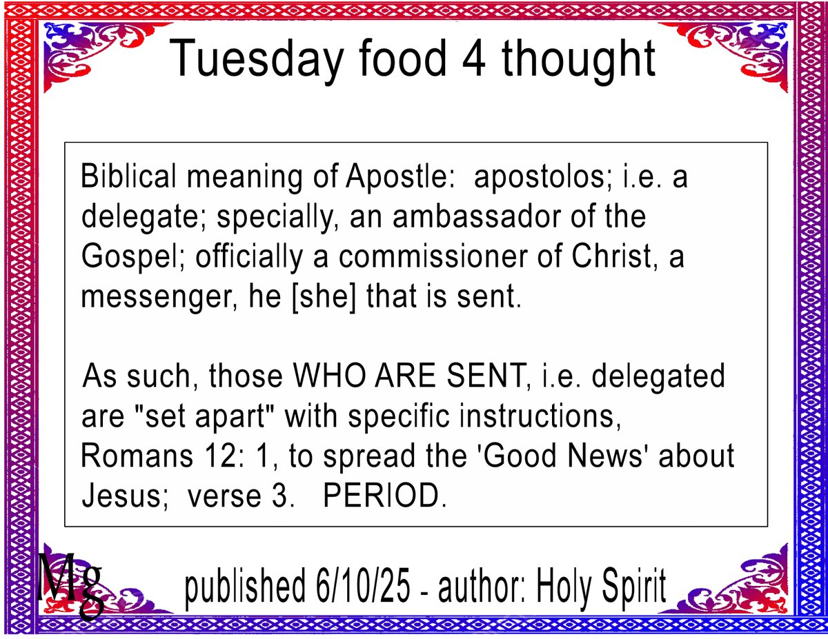 My sisters and brothers in Christ, remember, the TRUE sent ones are to SHARE the gospel FOR FREE, Matthew 10: 8.