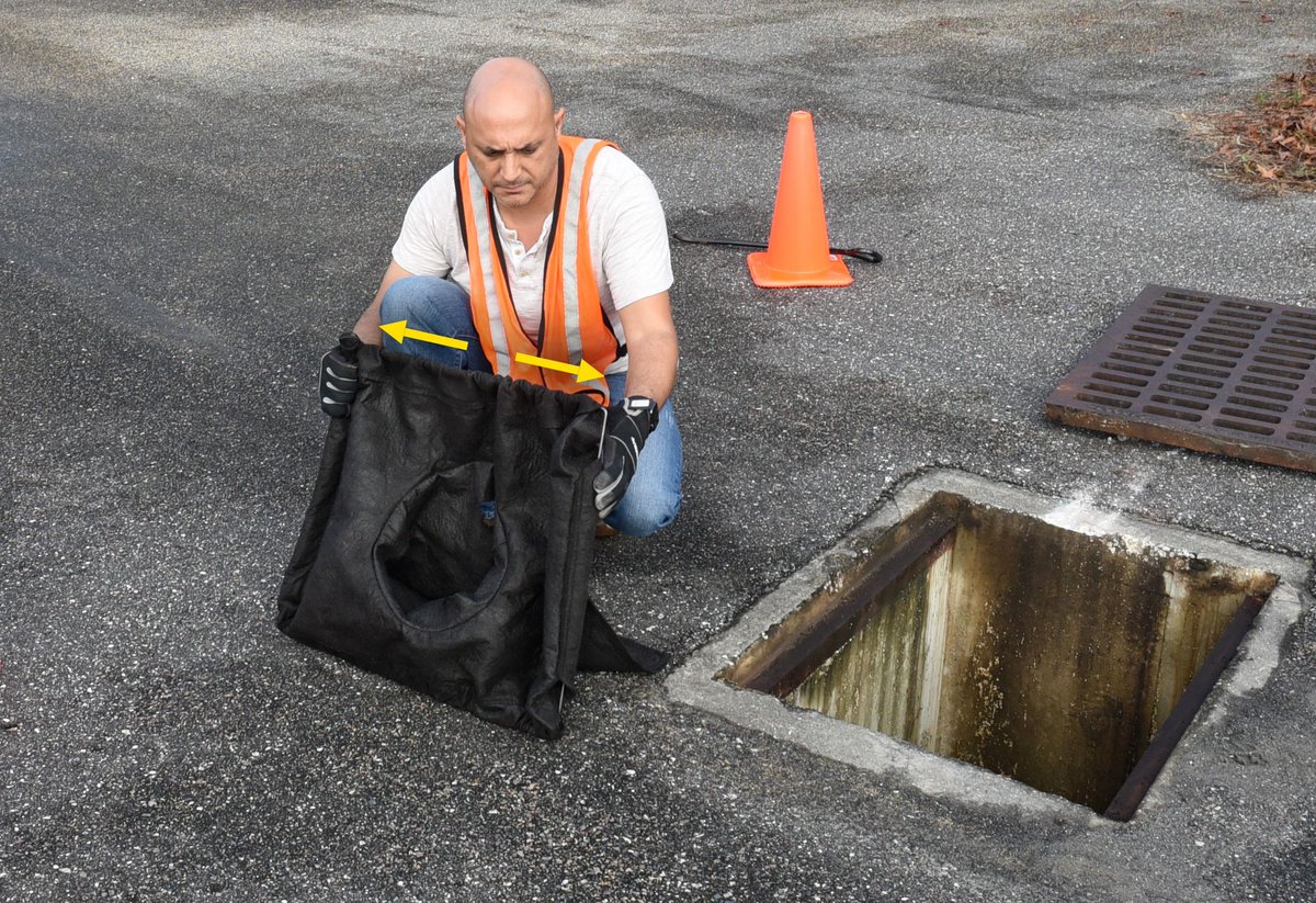 Upgrade your storm drain with the Ultra-Drain Guard, Economy Frame Model!  The adjustable frame fits most drains, ensuring no trimming needed. Removes up to 0.5 gallons of hydrocarbons plus dirt and sand. Stays put even when grating is off.   buff.ly/5Nceuuy