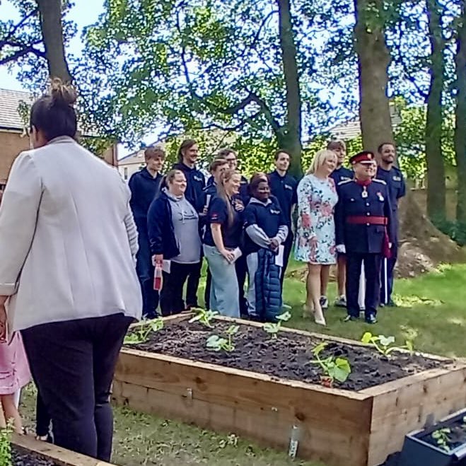 St.Helens Connected (HSHVCA) (@sthconnected) on Twitter photo 🌿🤩 Great to visit St Matthew’s, Thatto Heath today for the official opening of their amazing new community garden — launched by the High Sheriff of Merseyside!
A fantastic project delivered with <a href="/KingsTrust/">The King's Trust</a> 🙌
#Community #LoveStHelens #StHelensTogether #ThattoHeath 🌿🤩 Great to visit St Matthew’s, Thatto Heath today for the official opening of their amazing new community garden — launched by the High Sheriff of Merseyside!
A fantastic project delivered with <a href="/KingsTrust/">The King's Trust</a> 🙌
#Community #LoveStHelens #StHelensTogether #ThattoHeath
