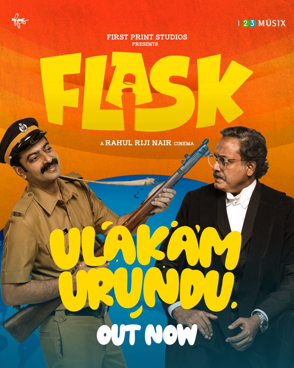 “Ulakam Urundu” video song from #Flask is released

Link: youtu.be/v-BECh99szI?si…

#SaijuKurup