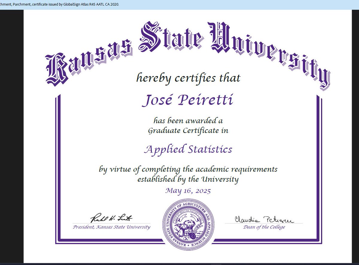 josepeiretti's tweet image. I want to take a moment to express my heartfelt gratitude to the KSU Department of Statistics for this fantastic opportunity. The PhD journey has been a wonderful experience so far, and I’m excited to see where it takes me next! #Believe
