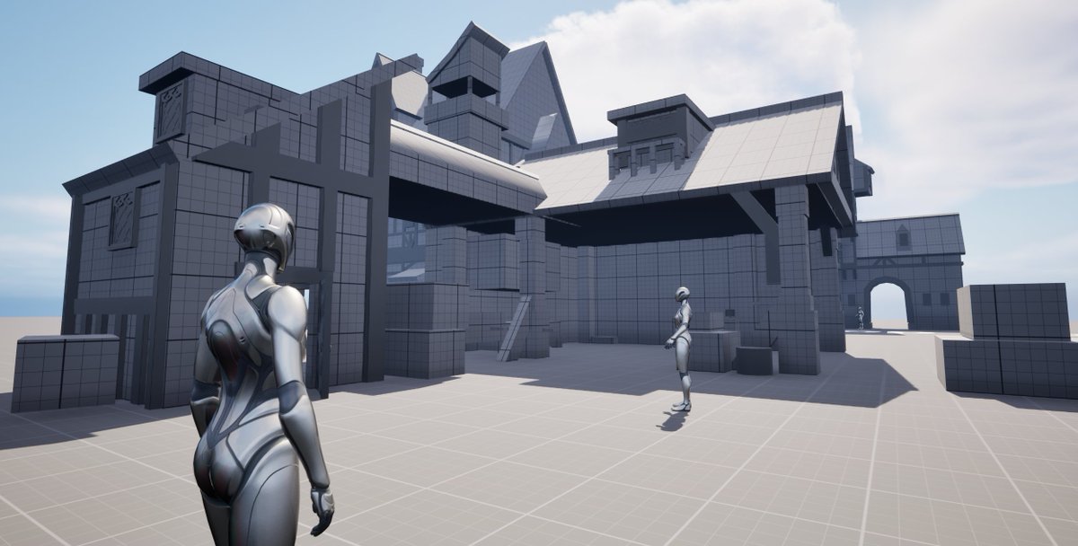 Katy_Mariee's tweet image. 🛠️ Blockout Progress Update!
Today I'm tweaking window & door sizes + overall proportions to better fit gameplay flow. Gotta make sure players don’t bump their heads or miss those clean sightlines! 🎮
#GameDev #LevelDesign #Blockout #3DEnvironment