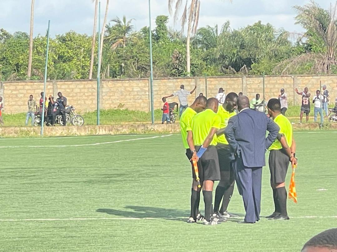 We have been awarded three points and three goals, while Nations Fc have penalized with a deduction of three points and three goals, and a 2500 cedis fine after their abandoned match due to protest.

#GPLwk33 
#bigholy