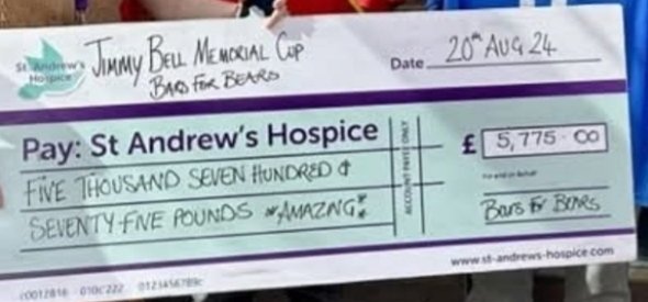 Last year's match raised £5,775 for <a href="/StAndrewHospice/">St. Andrew's Hospice</a> please come along &amp; help beat that amount <a href="/marvellous_77/">marvin andrews</a> <a href="/CharlieMiller76/">Charlie Miller</a> <a href="/AndyLittle_7/">Andy Little</a> <a href="/alexrae1969/">Alex Rae</a> <a href="/ibroxrocks/">Heart & Hand Podcast</a> <a href="/MarkWarburton9/">Mark Warburton</a> @BraveheartCH <a href="/bobbynwanze_/">Bobby Nwanze</a> <a href="/RenfrewFC/">RenfrewFC</a> every penny from match tickets will go to the hospice !!