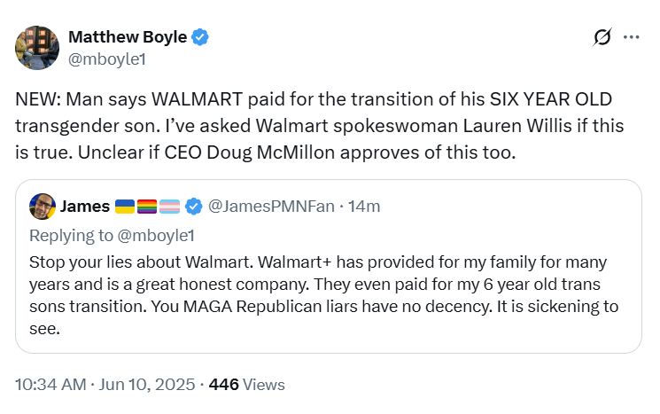 James πΊπ¦π³οΈβππ³οΈββ§οΈ (@jamespmnfan) on Twitter photo These people have no shame. They will do anything to stop our innocent trans angel children from being their true selves and loving fathers like me providing for them. We all must band together to show these MAGA Republicans and their transphobic media members that LOVE IS LOVE! These people have no shame. They will do anything to stop our innocent trans angel children from being their true selves and loving fathers like me providing for them. We all must band together to show these MAGA Republicans and their transphobic media members that LOVE IS LOVE!
