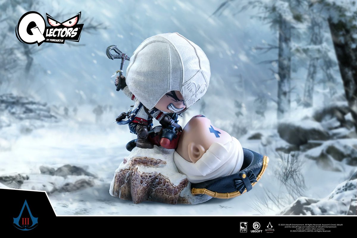Aún está  disponible para su compra la figura de Connor Kenway luchando contra un templario de <a href="/PureArtsLimited/">PUREARTS</a>. 

Disponible aquí:
purearts.com/products/qlect…

#AssassinsCreed #AC3 #ConnorKenway #UbisoftPartner