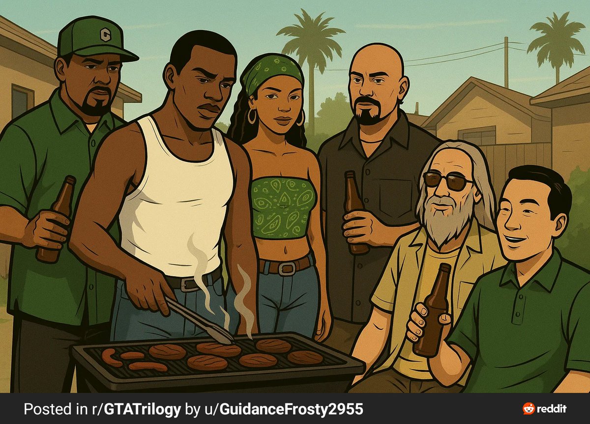 RedNitrate's tweet photo. Damn this GTA x KOTH piece goes hard https://t.co/AoXu2DigrP