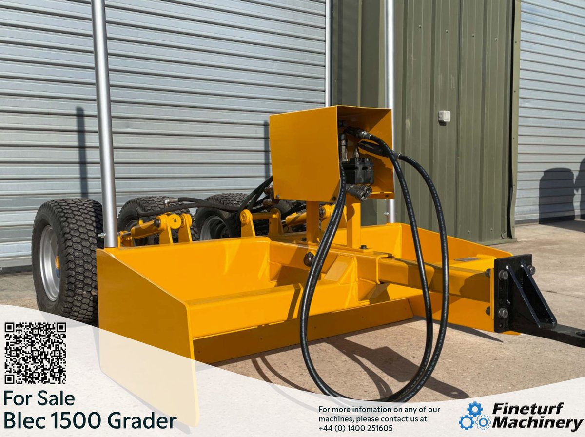 FTMachinery's tweet image. For Sale: Blec 1500 Grader         

Learn more about this machine: fine-turf.co.uk/groundcare-mac………   

For more information contact us at +44 (0)1400 251605 #Blec #Forsale