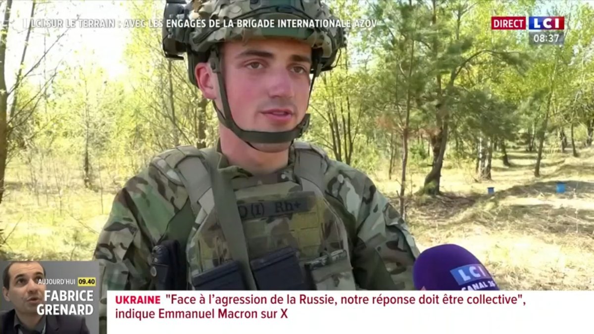 AAiacciu's tweet photo. @La_Horde ... émanation de l’organisation nazie #Azov 🇪🇺 💀 🇺🇦   dans la garde nationale ukrainienne, qui à la même époque, compte aussi dans ses rangs Omar #Mezi et "#Kelt", le dernier champion   🏆   de #LCI 🐔 🇫🇷 🧀   (@LCI)   😅

📷   capture d'écran https://t.co/pV5WgYpU2Z