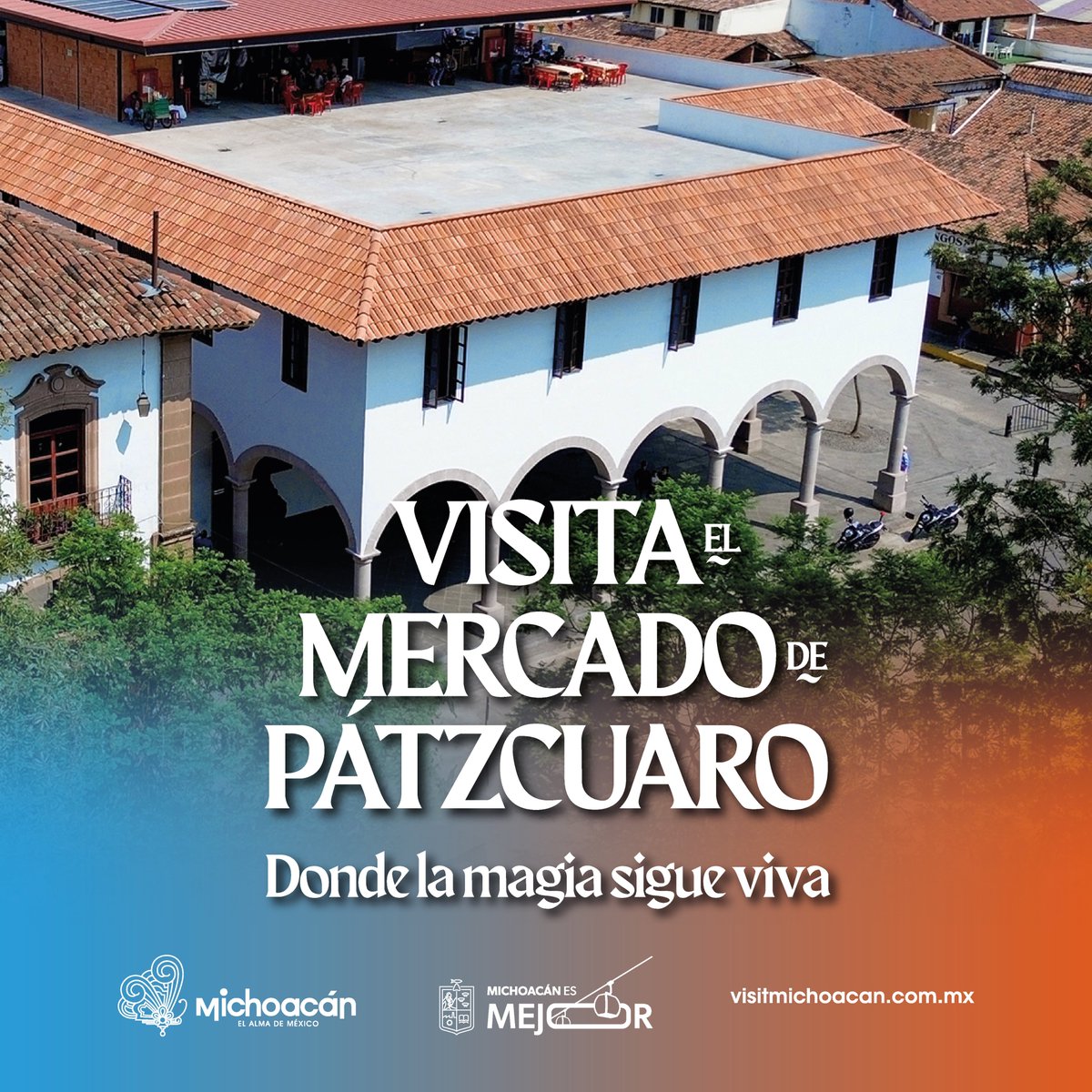 El nuevo mercado de Pátzcuaro te espera con tradiciones únicas. Este rincón lleno de vida fortalece la economía local y celebra lo más auténtico de su gente. #MichoacánEsMejor