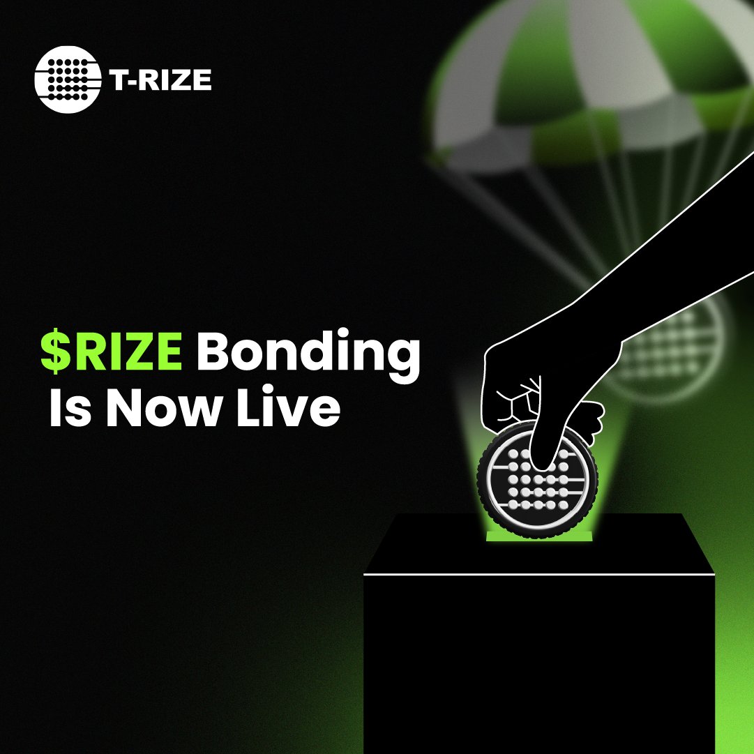 $RIZE: Claim. Bond. Govern.

Web3 innovators &amp; strategists: $RIZE unlocks governance over 30% of a transformative ecosystem, a capital pool set to soar in value. With 150M+ tokens bonded and a fixed, non-inflationary supply, this is a scarcity-driven opportunity to lead. 

Bond