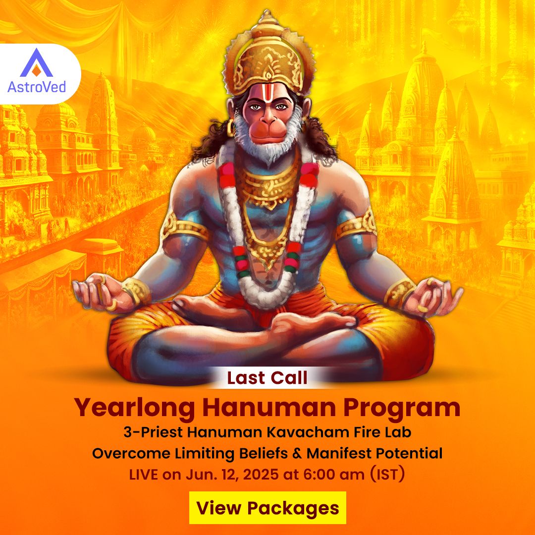 AstroVed's tweet image. Last Call: Yearlong Hanuman Program. Break through limiting beliefs &amp;amp; manifest your potential with 3-Priest Hanuman Kavacham Fire Lab. Overcome Saturn effects, gain courage, wealth &amp;amp; protection. Transform karma into success. bit.ly/3ZqRJK6

#Hanuman #FireLab #AstroVed
