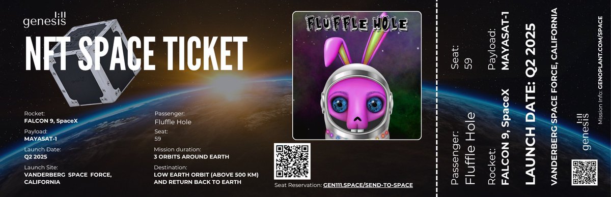 ꧁S͜͡t͜͡r͜͡o͜͡k͜͡e͜͡D͜͡r͜͡i͜͡v͜͡e͜͡n͜͡꧂ (@strokedriven) on Twitter photo 🚀🌕 BREAKING NEWS: 𝐀𝐬𝐭𝐫𝐨𝐁𝐮𝐧 is Going to Space! 🌕🚀
Straight outta the FLUFFLE HOLE | <a href="/FLUFFLEHOLE/">FLUFFLE HOLE</a> collection, our cosmic explorer 𝐀𝐬𝐭𝐫𝐨𝐁𝐮𝐧 has officially locked in Seat #59 aboard the 𝐒𝐩𝐚𝐜𝐞𝐗 𝐅𝐚𝐥𝐜𝐨𝐧 𝟗 🛰️
As part of 𝐌𝐢𝐬𝐬𝐢𝐨𝐧 𝐏𝐨𝐬𝐬𝐢𝐛𝐥𝐞 🚀🌕 BREAKING NEWS: 𝐀𝐬𝐭𝐫𝐨𝐁𝐮𝐧 is Going to Space! 🌕🚀
Straight outta the FLUFFLE HOLE | <a href="/FLUFFLEHOLE/">FLUFFLE HOLE</a> collection, our cosmic explorer 𝐀𝐬𝐭𝐫𝐨𝐁𝐮𝐧 has officially locked in Seat #59 aboard the 𝐒𝐩𝐚𝐜𝐞𝐗 𝐅𝐚𝐥𝐜𝐨𝐧 𝟗 🛰️
As part of 𝐌𝐢𝐬𝐬𝐢𝐨𝐧 𝐏𝐨𝐬𝐬𝐢𝐛𝐥𝐞