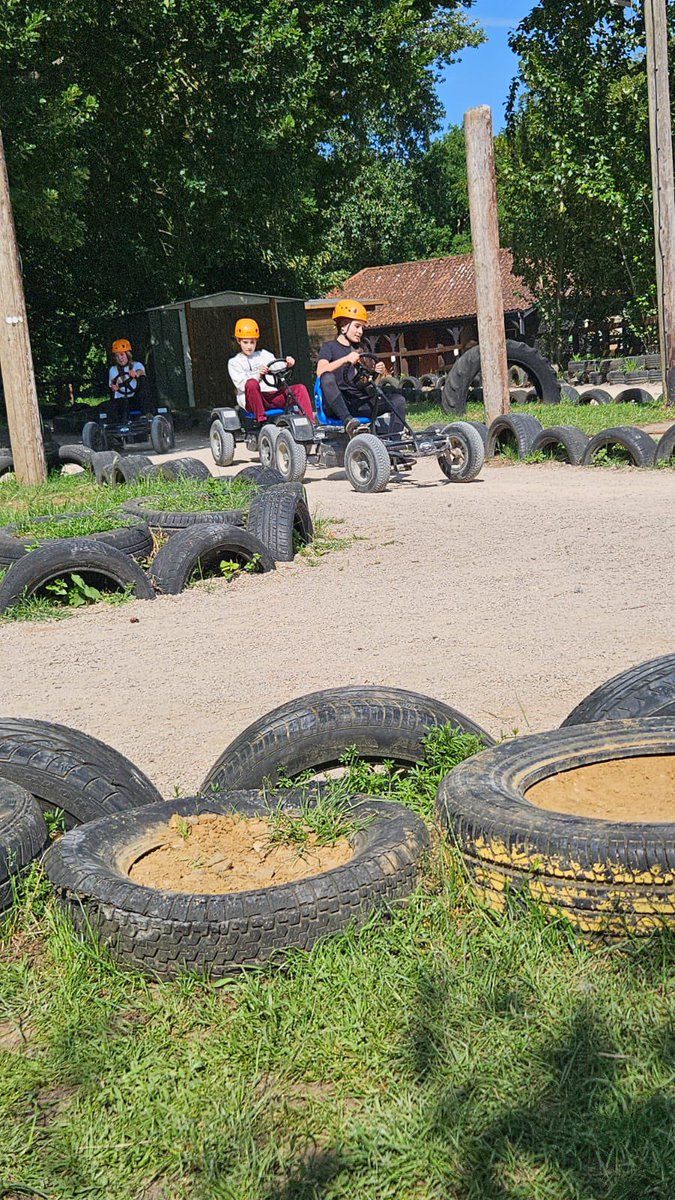 Group 2 go-carts, rafting, glass sledging and obstacle course. What a fun packed day!