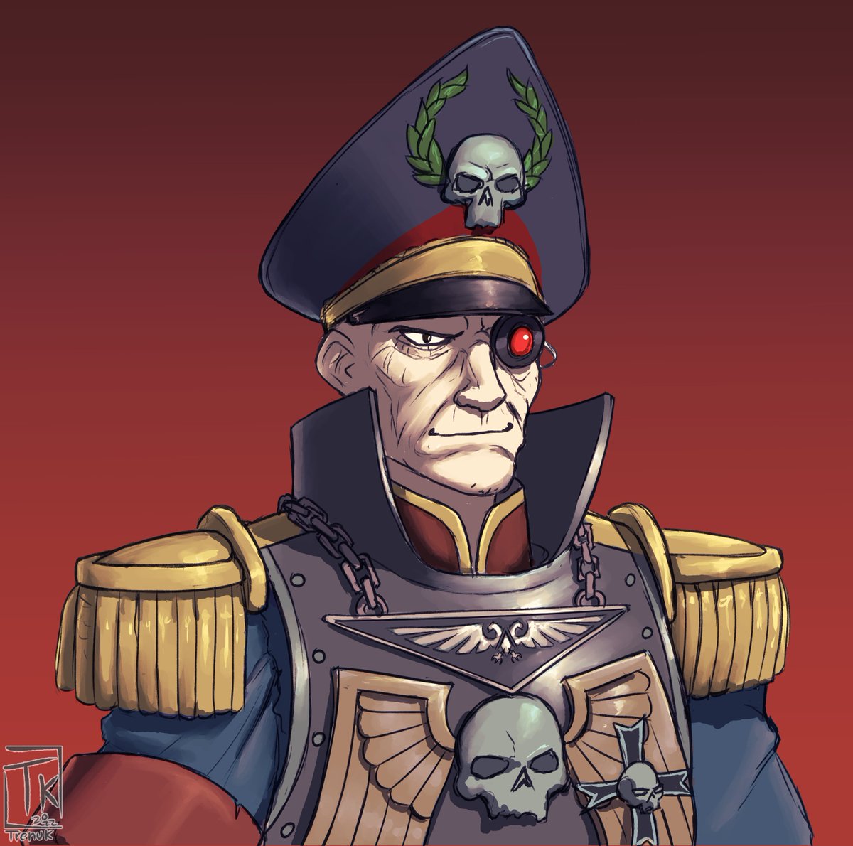 Yarrick repost, while I plan what to do to celebrate our first k
#warhammer40k