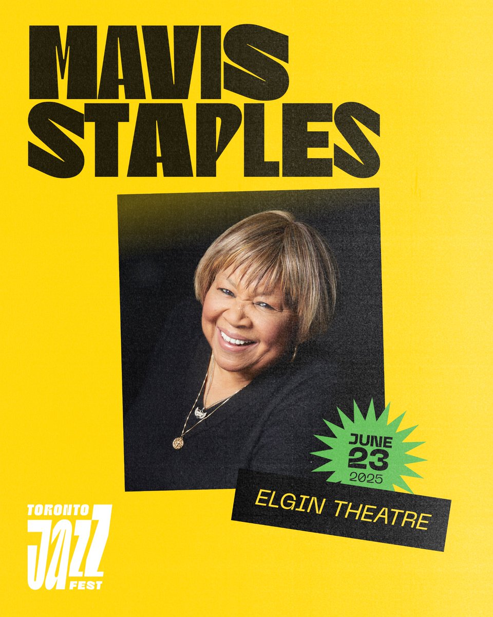 JUST ANNOUNCED: 20-year-old singer-songwriter <a href="/Billiannee/">Billianne</a> from Milton, ON added to the Toronto Jazz Fest lineup, opening for the legendary <a href="/mavisstaples/">Mavis Staples</a> at The Elgin Theatre on June 23! Get your tickets now: ticketmaster.ca/event/1000623C…