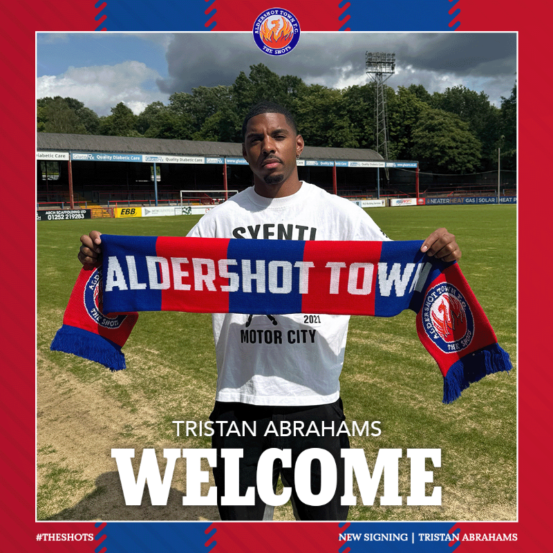 OfficialShots's tweet photo. We're delighted to confirm the signing of Tristan Abrahams 🤝

Welcome to the Shots, Tristan! 👊