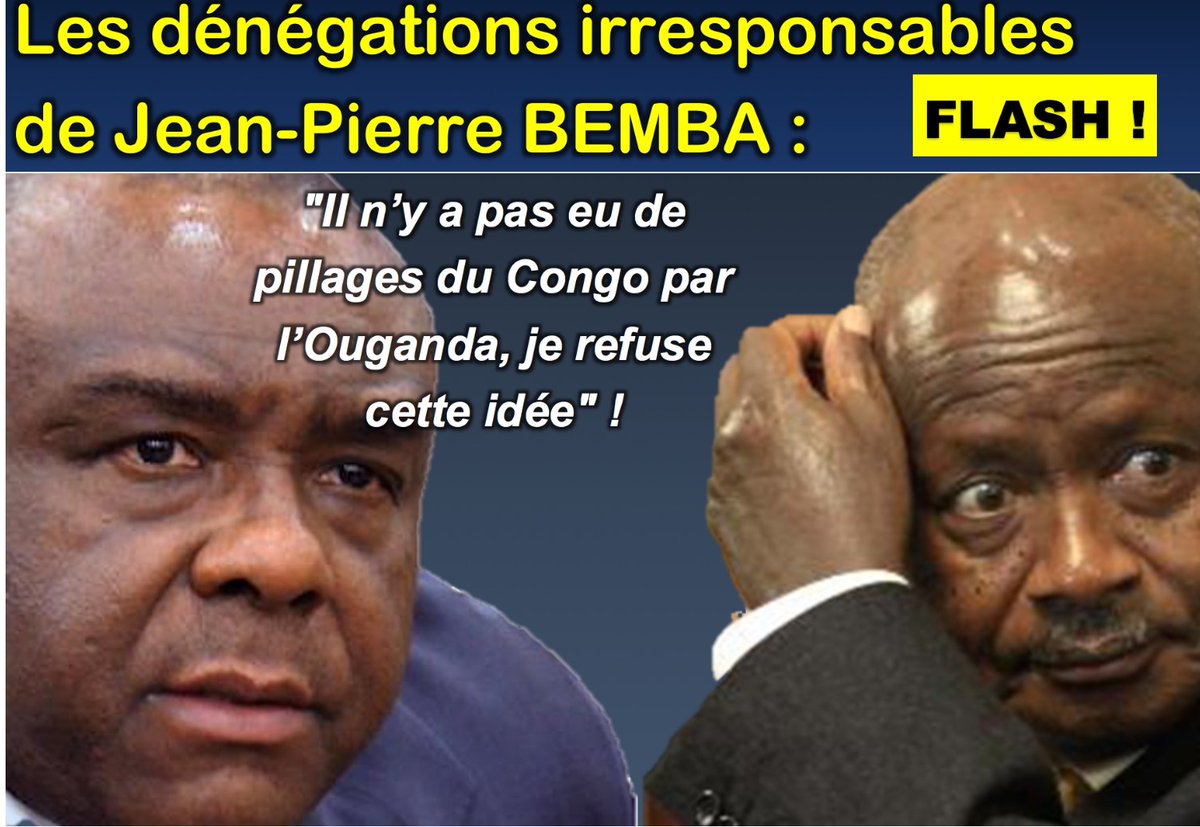 Patrick Mbeko (@patrickmbeko) on Twitter photo La face cachée de Jean-Pierre Bemba
=============================
Extrait de mon billet publié en décembre 2023.
Dans une interview qu’il a accordée à Top Congo Fm, Jean-Pierre Bemba (<a href="/bembajp/">Jean Pierre Bemba</a>) s’est montré particulièrement corrosif à l’égard de l’ancien président La face cachée de Jean-Pierre Bemba
=============================
Extrait de mon billet publié en décembre 2023.
Dans une interview qu’il a accordée à Top Congo Fm, Jean-Pierre Bemba (<a href="/bembajp/">Jean Pierre Bemba</a>) s’est montré particulièrement corrosif à l’égard de l’ancien président