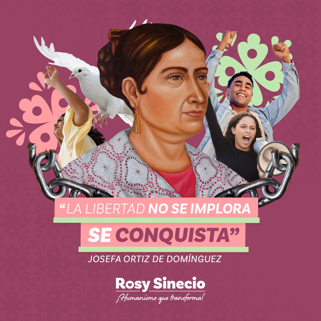 Recordamos a La Corregidora como una mujer firme y decidida. Su legado nos inspira a defender con valentía cada avance de la transformación.