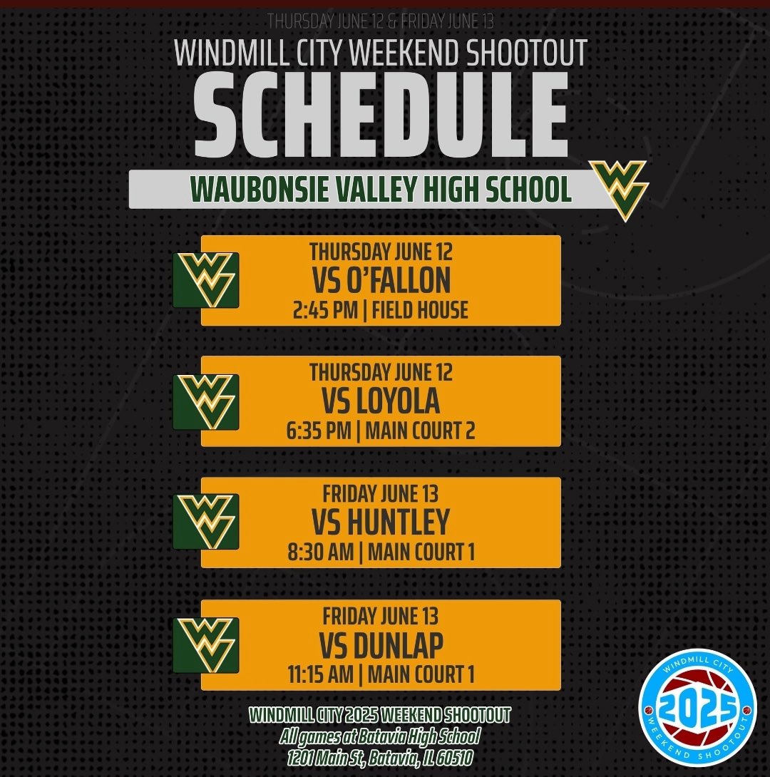 June 12th and 13th