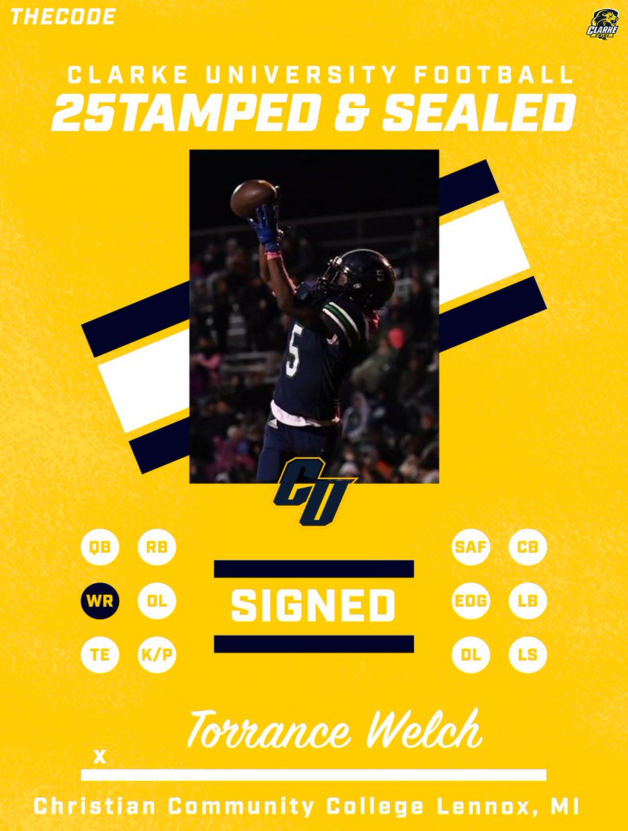 ClarkePrideFB's tweet image. Welcome Home, @torrance_welch  🏠
#THECODE