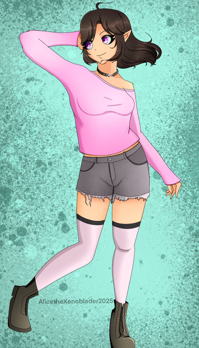AliceXenoblader's tweet image. An old OC of mine named Skye