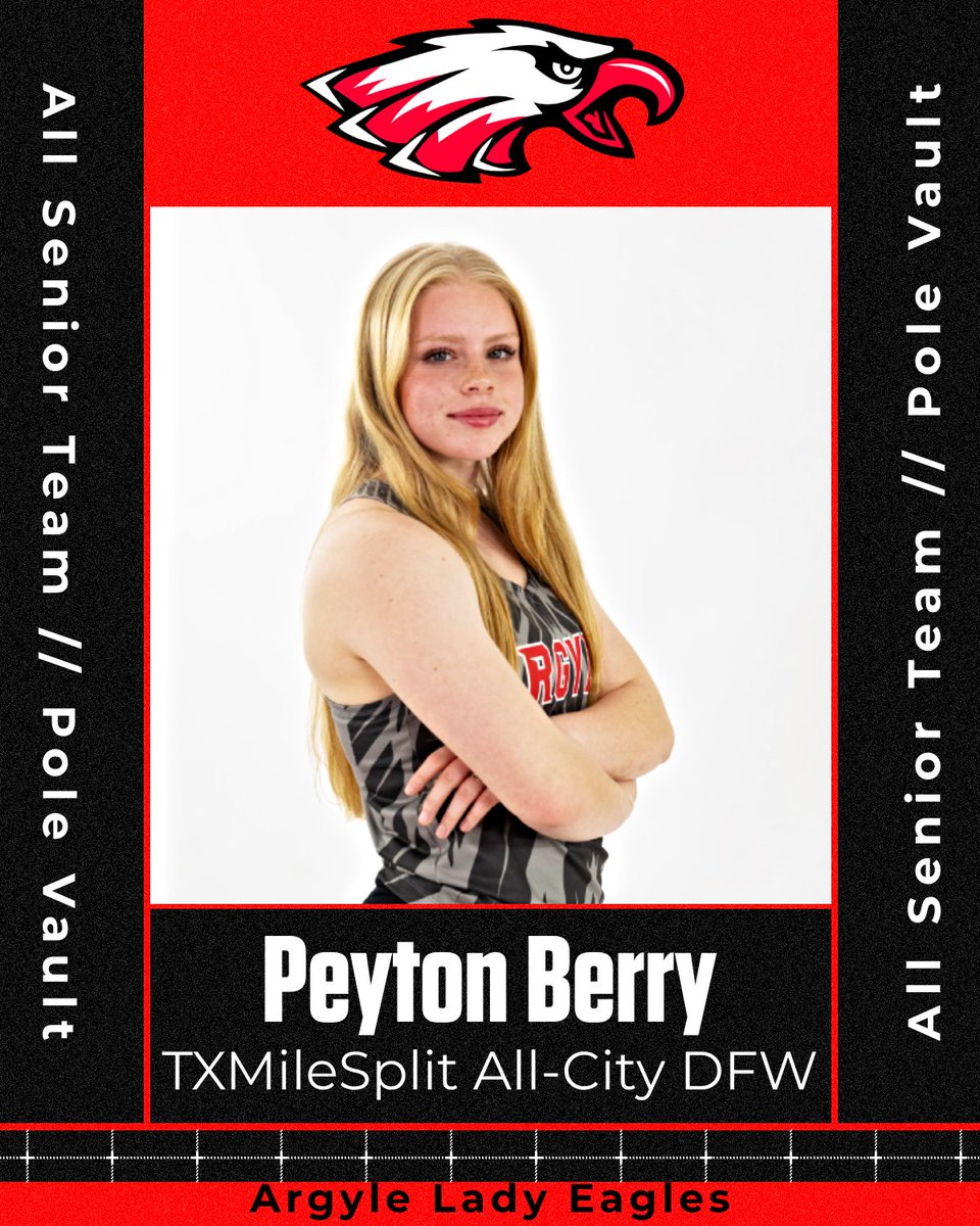 Argyle Women's XC and Track & Field (@aisdhstrackcc) on Twitter photo Thank you <a href="/TXMileSplit/">Texas MileSplit</a> for recognizing these amazing athletes as Senior All-City! <a href="/emilyharbach_25/">Emily Harbach</a> Thank you <a href="/TXMileSplit/">Texas MileSplit</a> for recognizing these amazing athletes as Senior All-City! <a href="/emilyharbach_25/">Emily Harbach</a>