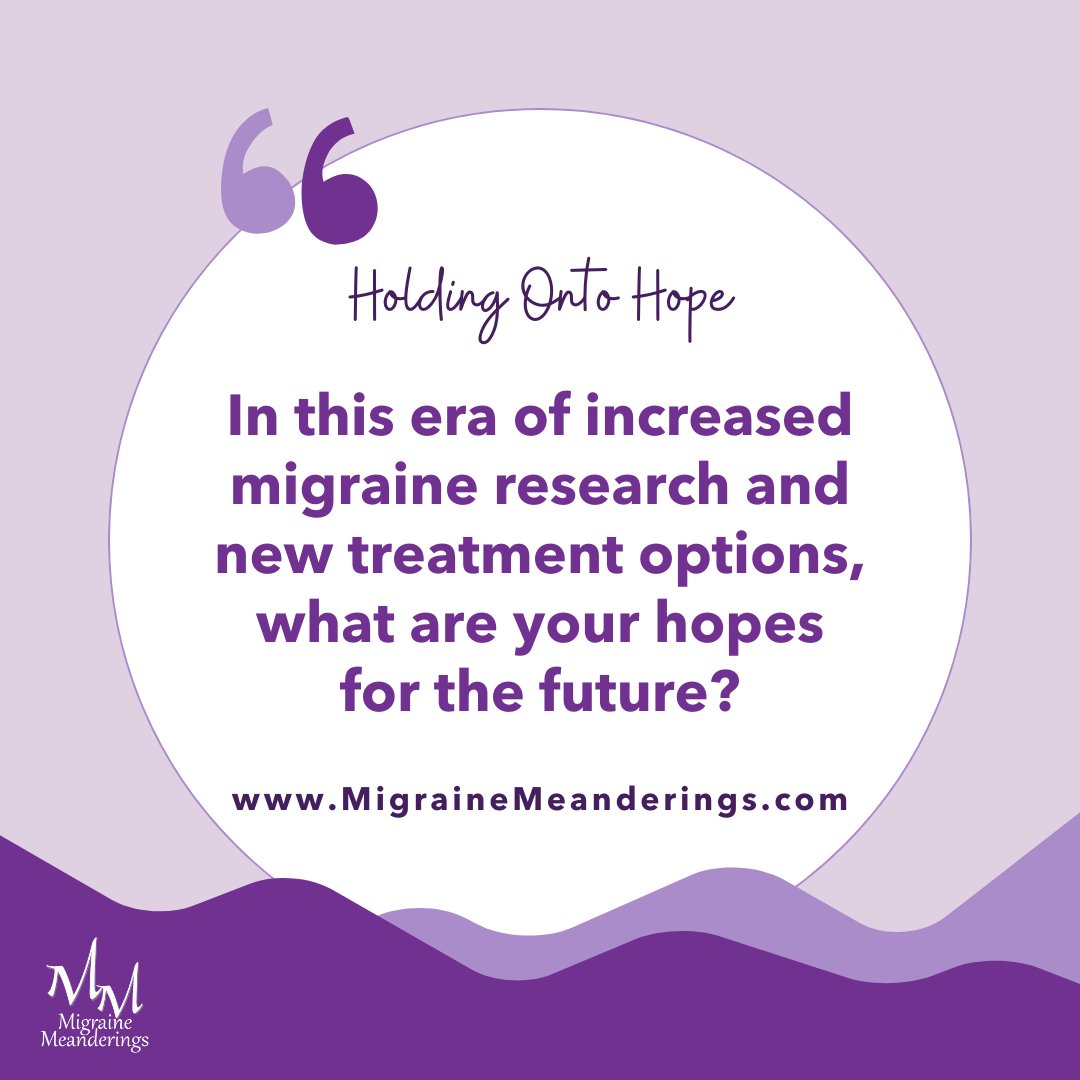 Migraine warriors, 

New, tolerable treatment options will help us on our Path to Better Days. Which treatments are you looking forward to trying? 

Please share in the comments!  

#MHAM2025 #MHAM #migraineawareness #migrainerelief #PathToBetterDays