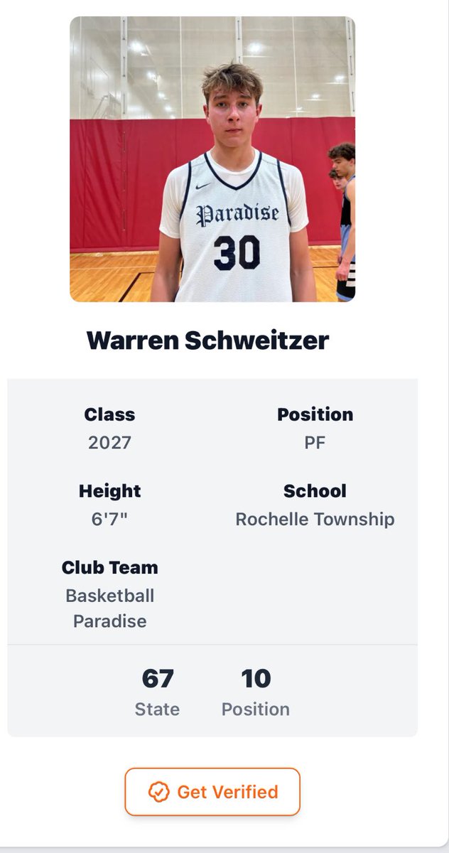Warren Schweitzer (@wschweitz23) on Twitter photo Thank you <a href="/PrepHoopsIL/">Prep Hoops Illinois</a> and <a href="/scottybscout/">Scott Burgess</a> for ranking me the #10 power forward and the #67 overall player in the class of 2027!
<a href="/RTHS_hoops/">Rochelle Basketball</a> <a href="/B_ballParadise/">Basketball Paradise</a> Thank you <a href="/PrepHoopsIL/">Prep Hoops Illinois</a> and <a href="/scottybscout/">Scott Burgess</a> for ranking me the #10 power forward and the #67 overall player in the class of 2027!
<a href="/RTHS_hoops/">Rochelle Basketball</a> <a href="/B_ballParadise/">Basketball Paradise</a>