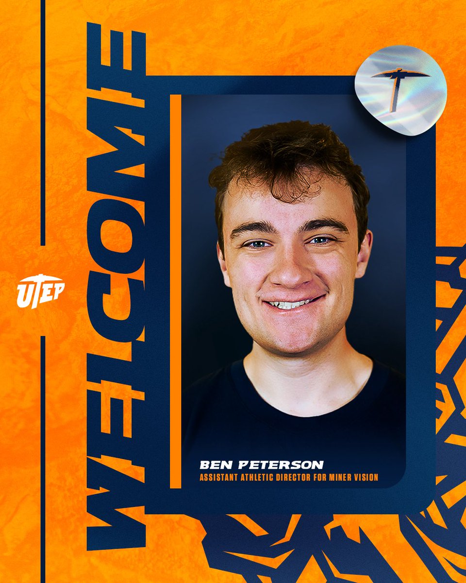 Welcome to the 915, Ben!

📝: utepminers.com/news/2025/6/10…

#PicksUp ⛏️🎥 | <a href="/TheMinerVision/">TheMinerVision</a>