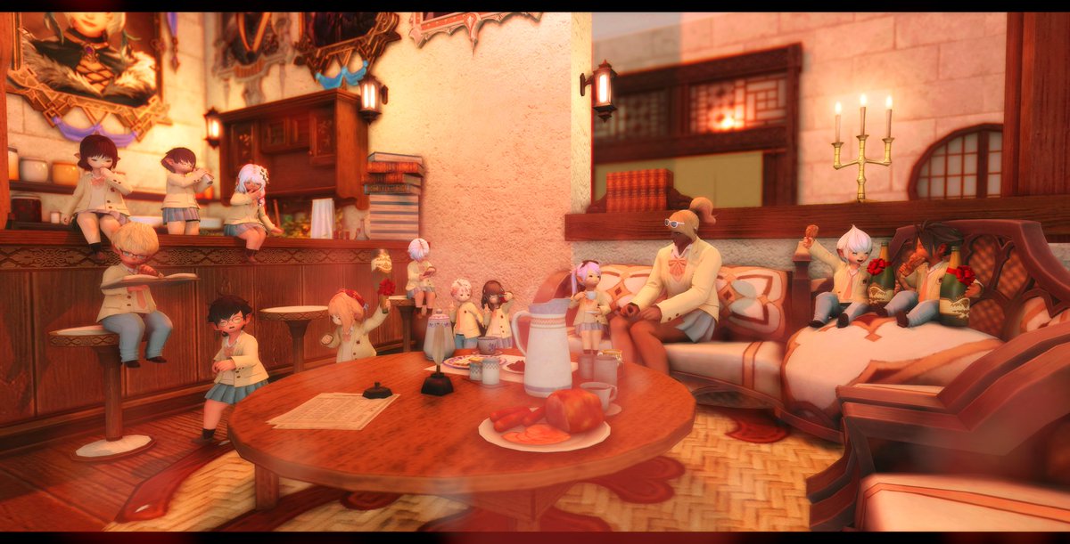 SPUDS_NamiXIV's tweet image. A normal day in the FC