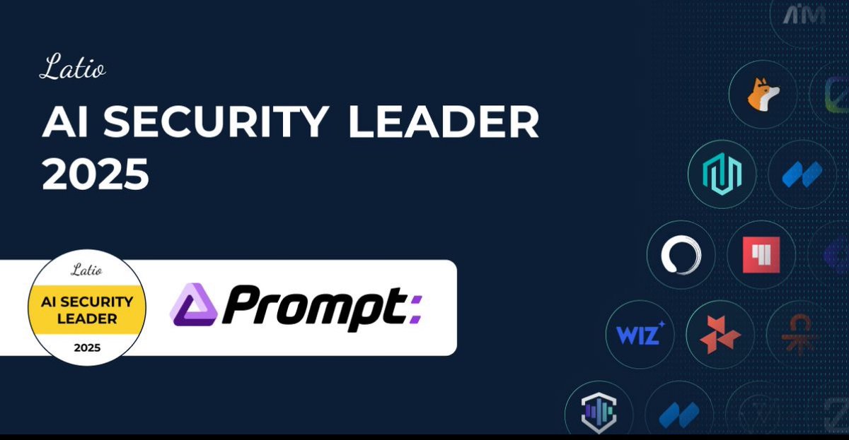 This isn’t just another industry report.
It’s the AI Security guide you need.

✅ When &amp; why to use tools
✅ Who’s who &amp; how to evaluate
✅ Key innovations

Prompt was named an AI Security Leader 🏆
Amazing work by Latio.

📖 …tioreports.s3.us-east-1.amazonaws.com/2025+Latio+AI+…