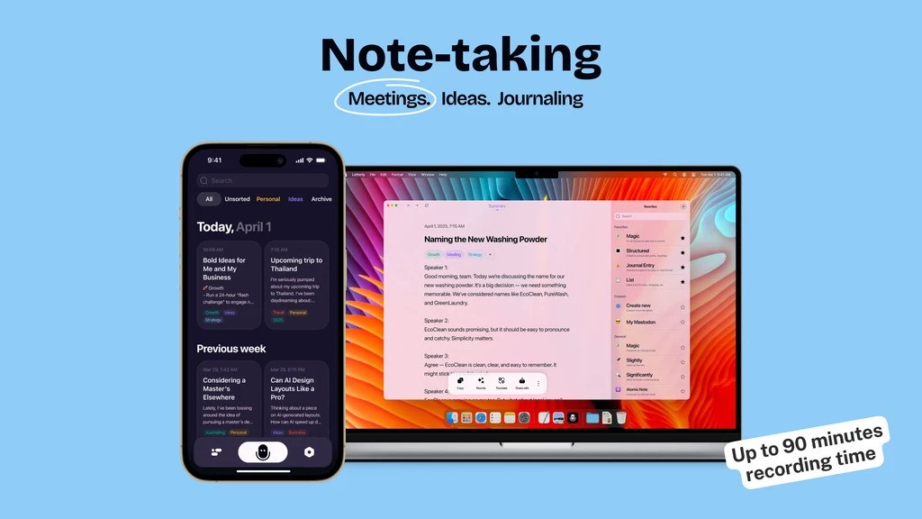 technsoftware's tweet image. Ready to speed up your writing process? Letterly offers:
Unlimited voice-to-text recordings
Offline recording & screen-off functionality
Custom rewrite options, webhooks, Zapier integration
Speaker separation for clear transcripts
All included in a... vbt.io/tech-n-softwar…