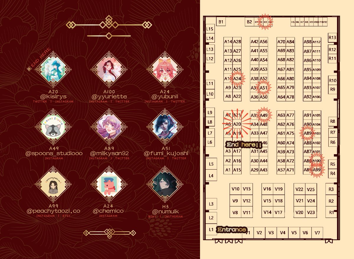 kisirys_'s tweet image. We'll be hosting an🪷Apothecary Diaries Stamp Rally🪷for Yeticon 2025!!

Completely free to participate in!!✨✨

Join our stamp rally and win 12 stickers and a chinese zodiac calendar! Pick up a postcard from any table to begin and claim your prize pack at table A20!

#yeticon