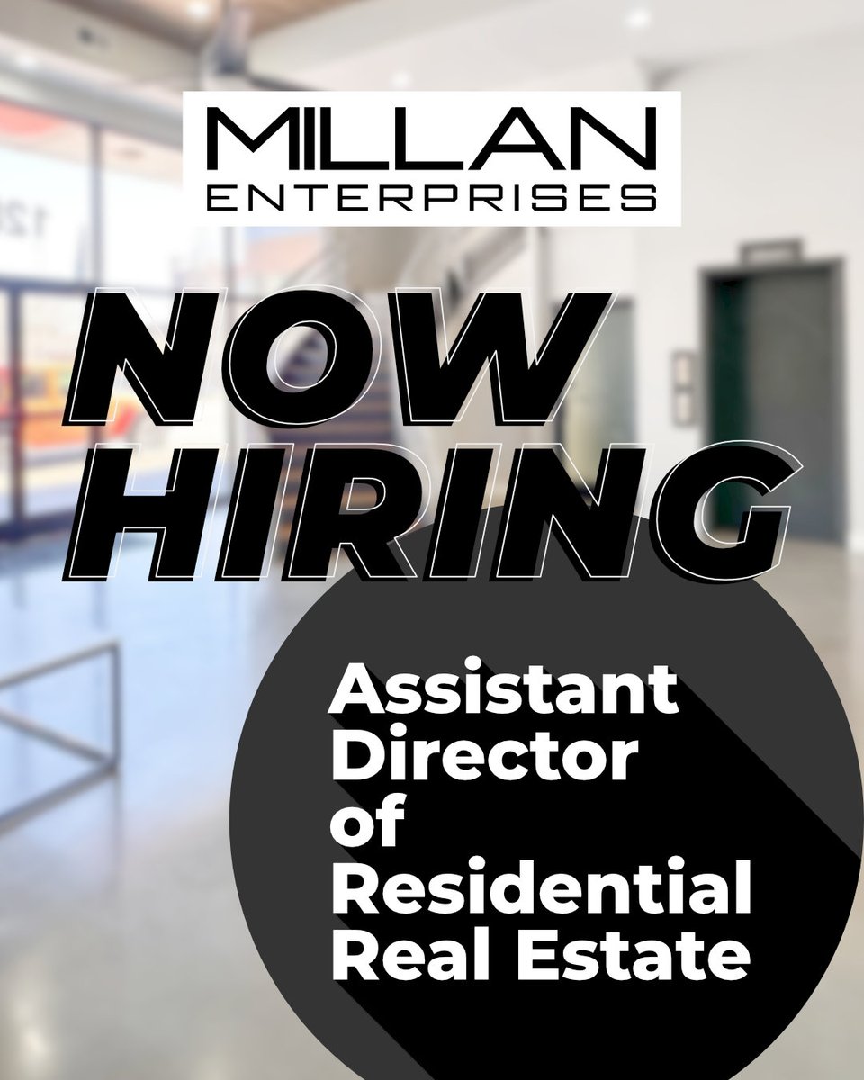 Millan Enterprises (@millanentllc) on Twitter photo ๐ก ๐๐ผ๐๐ฒ ๐ฟ๐ฒ๐๐ถ๐ฑ๐ฒ๐ป๐๐ถ๐ฎ๐น ๐ฟ๐ฒ๐ฎ๐น ๐ฒ๐๐๐ฎ๐๐ฒ ๐ฎ๐ป๐ฑ ๐น๐ฒ๐ฎ๐ฑ๐ถ๐ป๐ด ๐๐ฒ๐ฎ๐บ๐?
Our Assistant Director of Residential Real Estate role is perfect for you!
Apply today: bit.ly/AssistantDirecโฆ
#clarksvilletn #clarksvillerealestate #clarksvilletennessee ๐ก ๐๐ผ๐๐ฒ ๐ฟ๐ฒ๐๐ถ๐ฑ๐ฒ๐ป๐๐ถ๐ฎ๐น ๐ฟ๐ฒ๐ฎ๐น ๐ฒ๐๐๐ฎ๐๐ฒ ๐ฎ๐ป๐ฑ ๐น๐ฒ๐ฎ๐ฑ๐ถ๐ป๐ด ๐๐ฒ๐ฎ๐บ๐?
Our Assistant Director of Residential Real Estate role is perfect for you!
Apply today: bit.ly/AssistantDirecโฆ
#clarksvilletn #clarksvillerealestate #clarksvilletennessee