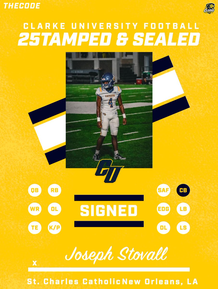 ClarkePrideFB's tweet image. Welcome Home, @JosephS7500 🏠
#THECODE