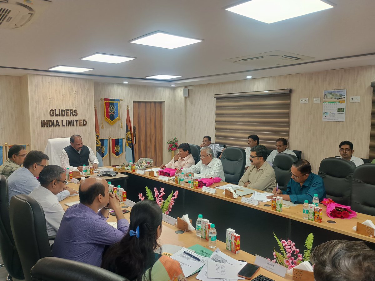 Industrial Relations (IR) meeting held at Corporate Office of GIL on 10th June 2025 under chairmanship of Shri M C Balasubramaniam Chairman &amp; Managing Director, Gliders India Ltd.Diverse needs,issues of the workforce and organisation were discussed for promoting a healthy, stable