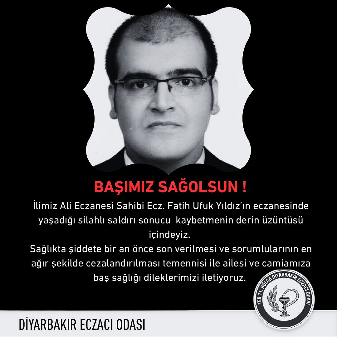 DiyarbakirEO's tweet photo. #Sağlıktaşiddetehayır https://t.co/ZFl3Z4XTVp
