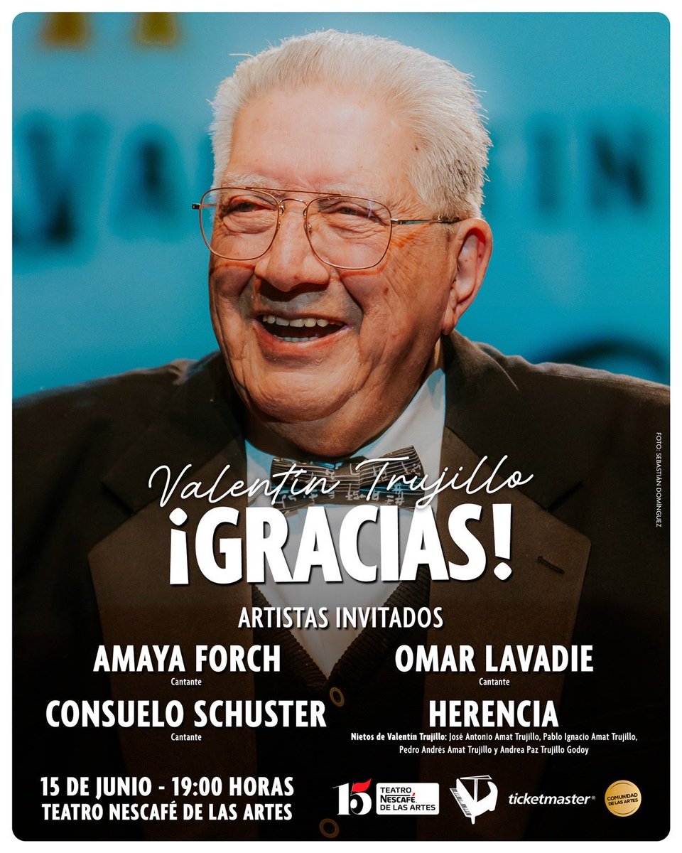 Hola! Este 15 de junio a las 19:00 hrs en el <a href="/Teatro_NESCAFE/">TEATRO NESCAFÉ DE LAS ARTES</a> Valentín dará un concierto con maravillosa música y fantásticos invitados. Ojalá puedan asistir!😃