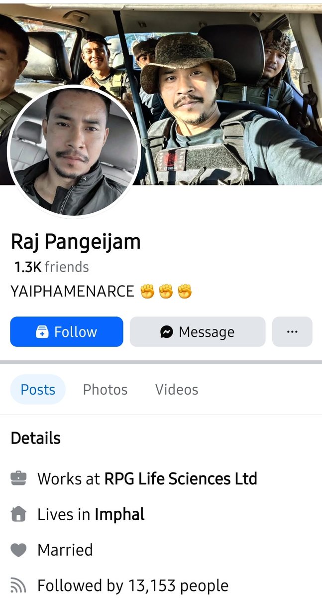 JShakurB's tweet photo. Manipur Police have arrested Raj Pangeijam,Commander of AT Unit-48 &amp; mastermind behind the attack on @crpfindia last night (9/6/25). Beyond his role as a Terrorist commander orchestrating attacks on #IndianArmy,Raj is engaged professionally as Business Manager at @rpglifesciences https://t.co/NTgQagDxQn
