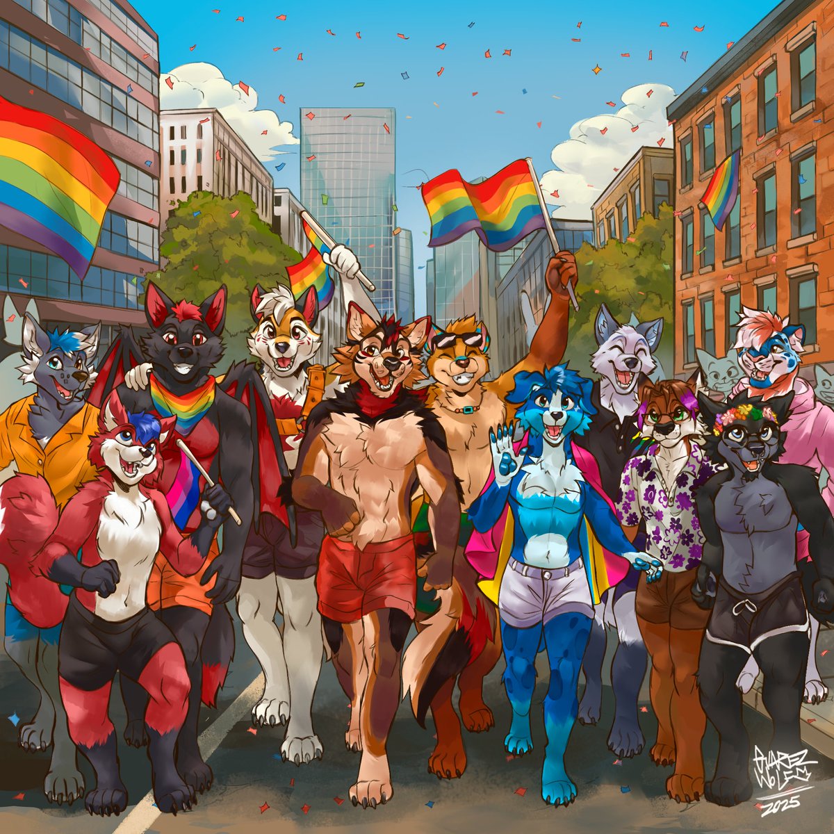Arden WolfSky (@ardenwolfsky) on Twitter photo Take pride in who you are and the beautiful family you build with those who love you for who you are ❤️🏳️🌈
Big wolfy hugz and love to the fur fam❤️
🎨 <a href="/TeCreatureMaker/">GuarezWolf</a> #PrideMonth #furryartwork #furry #love Take pride in who you are and the beautiful family you build with those who love you for who you are ❤️🏳️🌈
Big wolfy hugz and love to the fur fam❤️
🎨 <a href="/TeCreatureMaker/">GuarezWolf</a> #PrideMonth #furryartwork #furry #love