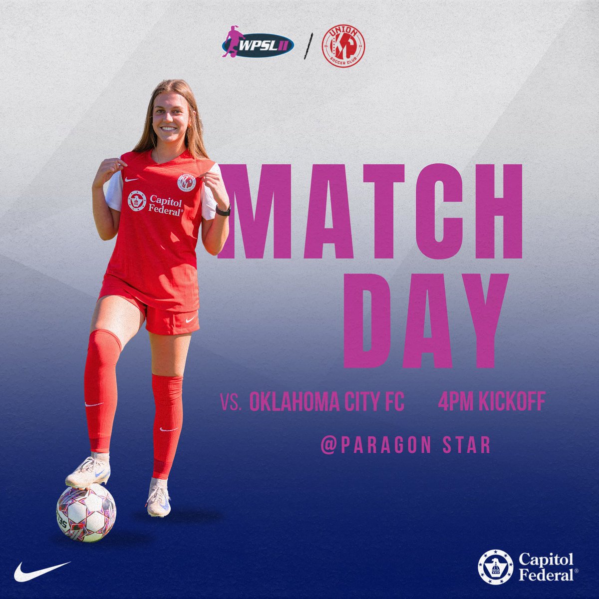 Union KC Soccer WPSL (@unionkcwpsl) on Twitter photo Double header tonight with our <a href="/wps/">Wyandotte Public Schools</a>| team we face off against @oklahomacityfc at 4PM out at Paragon Star🔜 Double header tonight with our <a href="/wps/">Wyandotte Public Schools</a>| team we face off against @oklahomacityfc at 4PM out at Paragon Star🔜